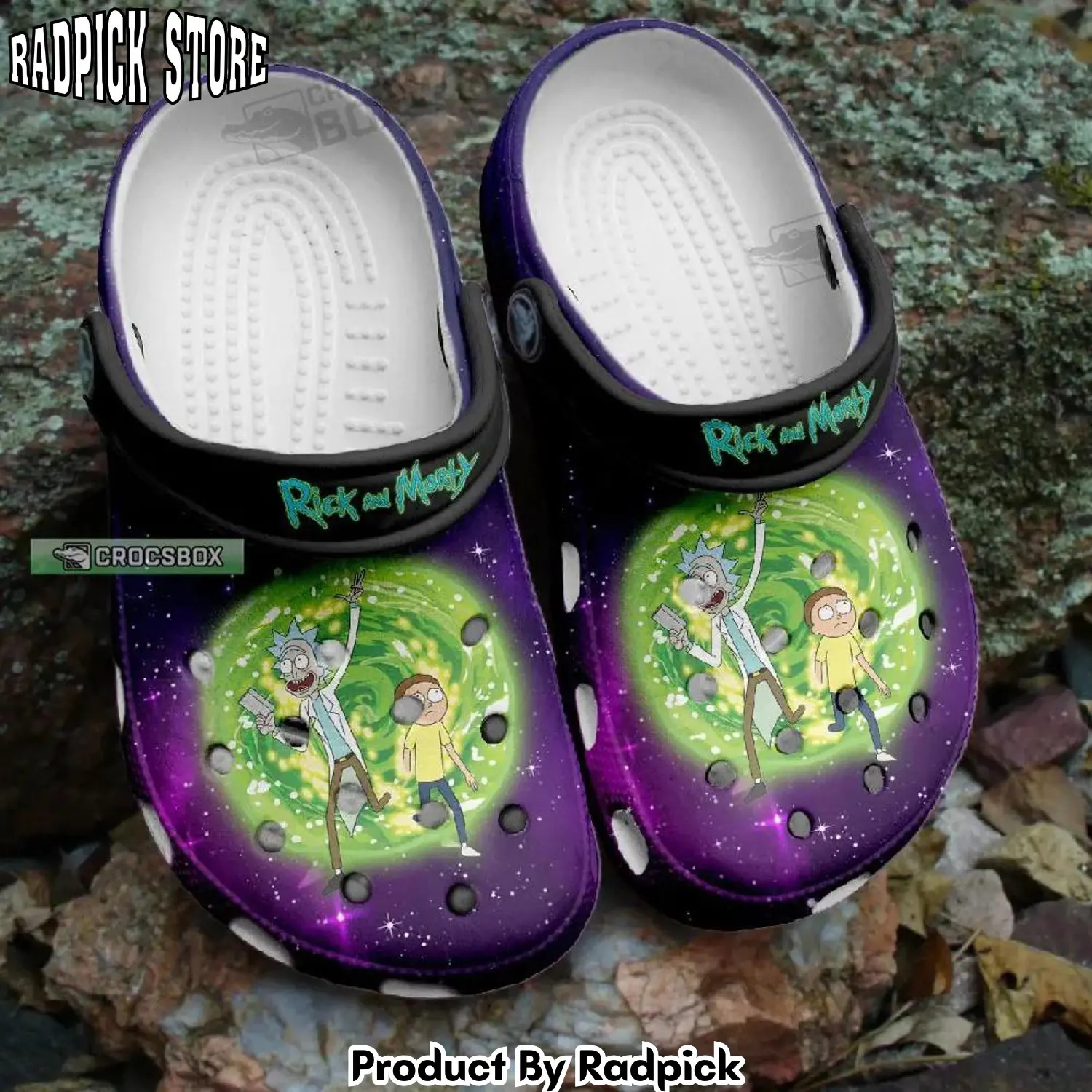 Radpick adult rick and morty crocss shoes rp6528336